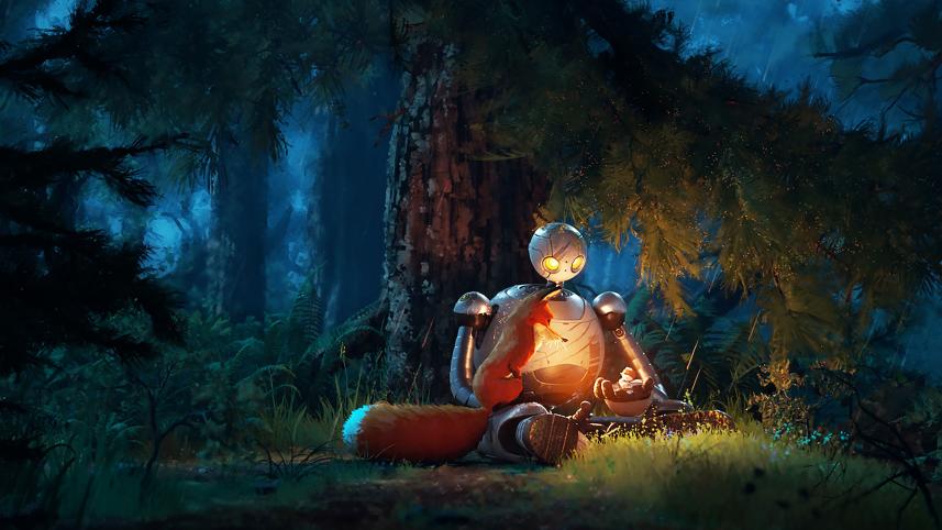 A scene from The Wild Robot.