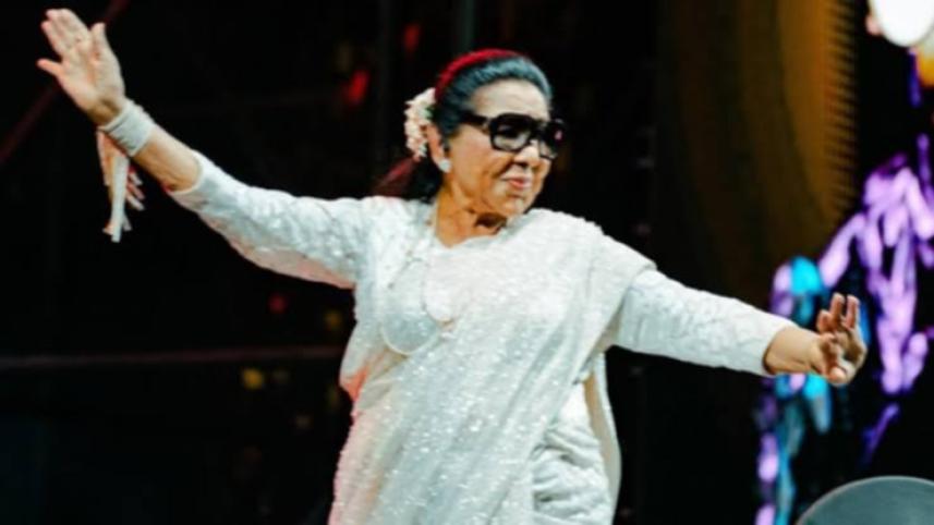 Asha Bhosle, 91, stuns Dubai crowd as she performs ‘Tauba Tauba’ 