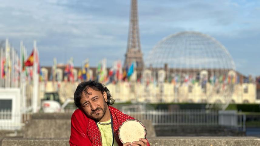 Mithun Chakra, percussionist, musician, international collabs, Bangladeshi music scene, UNESCO performance at Paris, Mostofa Sarwar Farooki, Cultura Adviser, International Mother Language Day, Avijit Chakraborty, table player, Kalyani Ghosh, folk artiste,