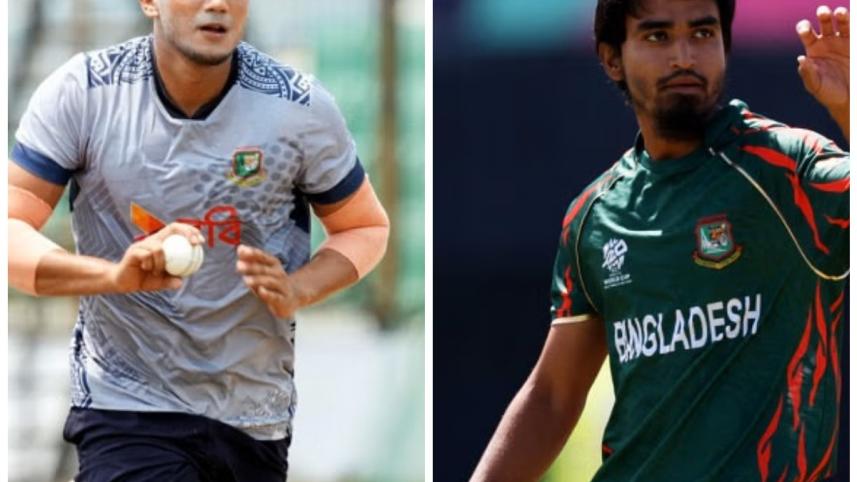 Taskin Ahmed, Tanzim Sakib