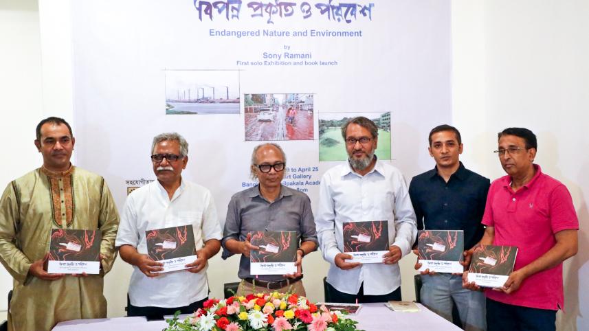 Sony Ramani’s first solo exhibition sheds light on Dhaka’s environmental crisis 