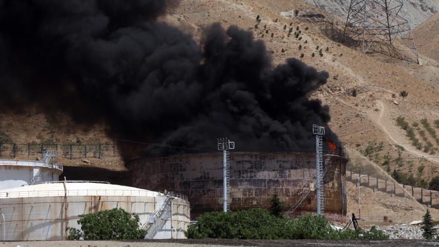 blasts in Tehran