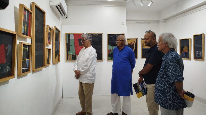 Safiuddin Shilpalay unveils Monsoor Kazee’s ‘Co-existence of Abstract’