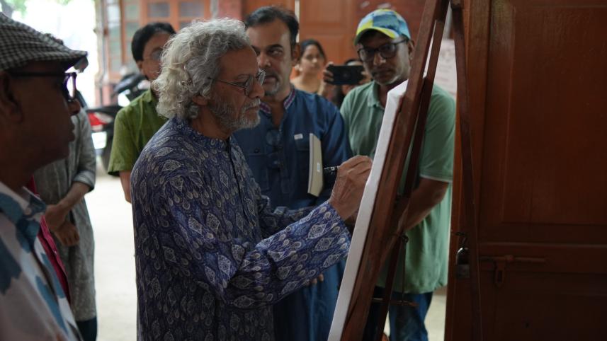 Samina Zaman’s ‘Poetry of Time’ impresses at Zainul Gallery