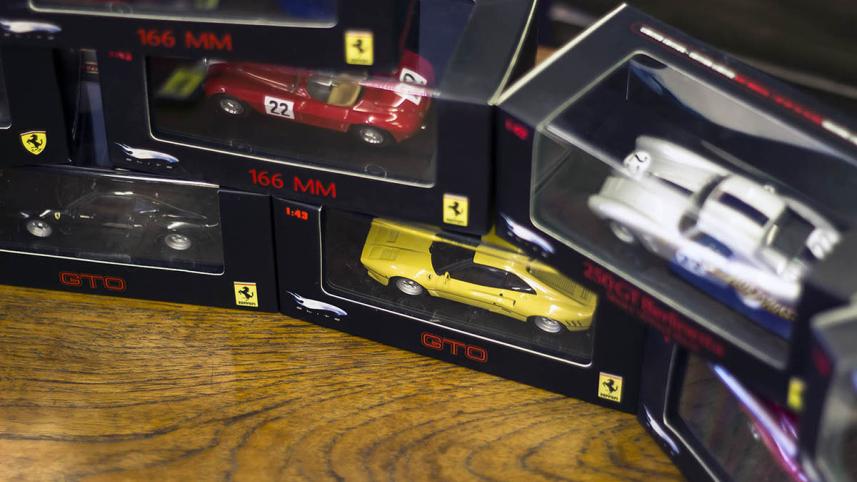 Dannys stall of sold goodies. Thats a brilliant 143 Ferrari set..jpg