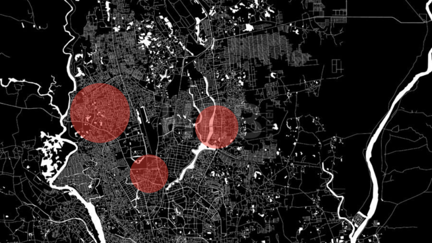 Dhaka map