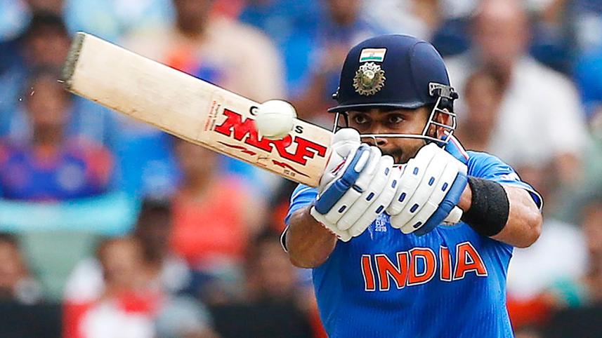Virat Kohli cuts 