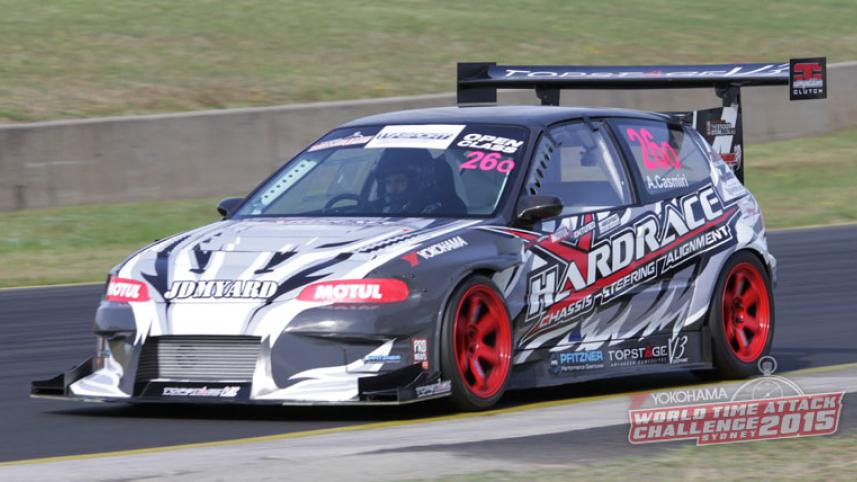 Open class - best time of 1.30.701 – Adam Casmiri – JDM Yard – Honda Civic.jpg