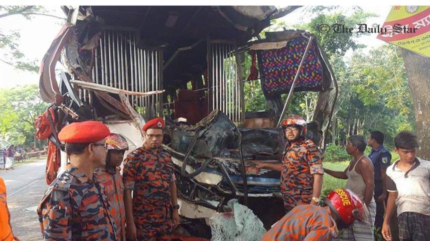 Bus collision 