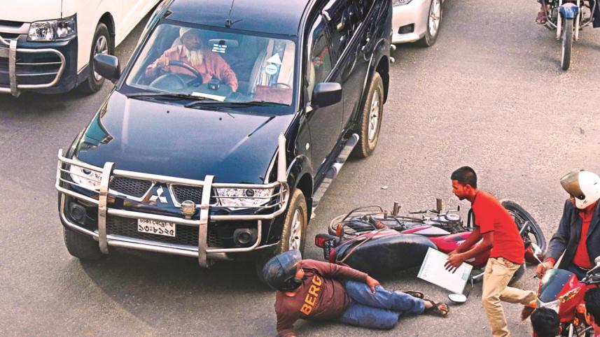 Reckless driving...