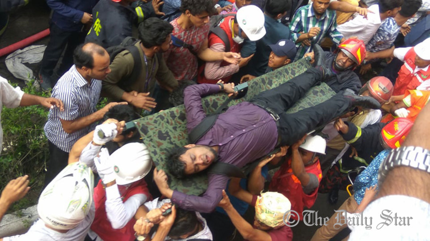 Banani Fire victim