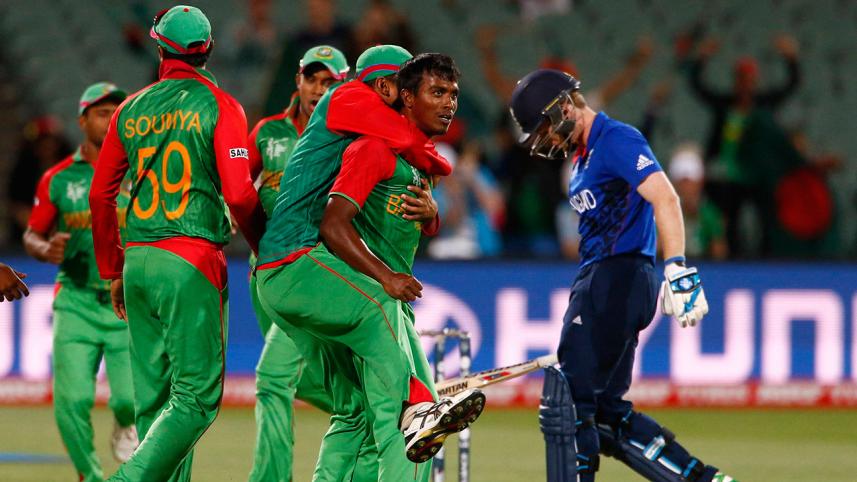 Bangladesh bowler Rubel Hossain 