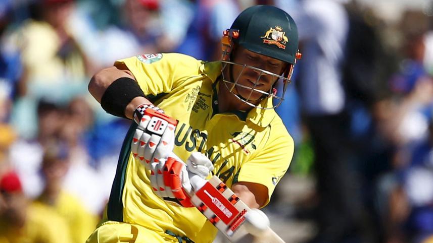 Australian batsman David Warner 