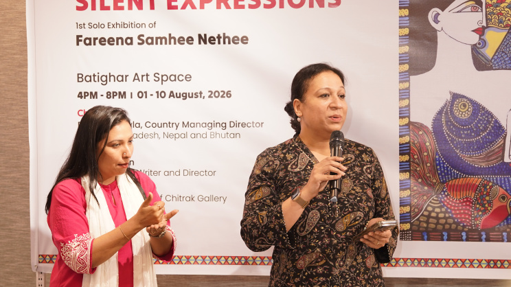 Fareena Samhee’s debut solo exhibition gives colour to unspoken emotions