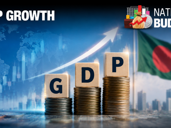 GDP growth target Bangladesh 2026-27
