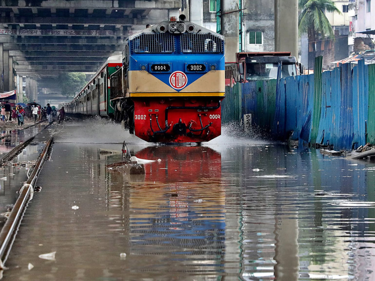 Dhaka Waterlogging After Heavy Rain