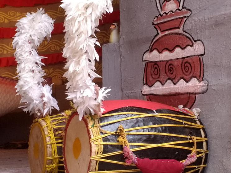 The blissful sounds of Puja 