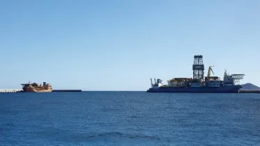 The port of Granadilla de Abona, Tenerife, Canary Islands, Spain, where the cruise ship MV Hondius affected by a deadly hantavirus outbreak is expected to arrive, May 8, 2026. Photo: Reuters