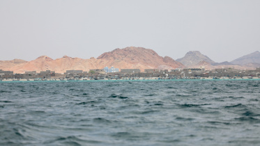 A view of a village on the coast of Bab el-Mandeb, Yemen April 2, 2026. Photo: Reuters