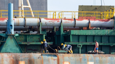 At least 28 accidents were recorded at shipbreaking yards across the country between January and June this year. File Photo: Rajib Raihan