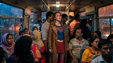 Supergirl takes on Dhaka buses — and it ends exactly as you'd expect