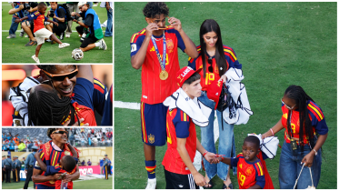 Lamine Yamal World Cup victory celebration