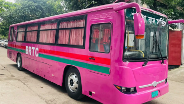 pink buses for women in Bangladesh
