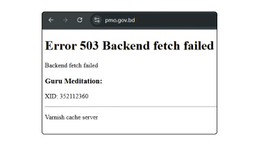 Bangladesh Government Websites Down