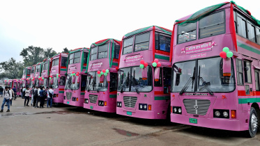 According to the BRTC, the buses will start regular passenger services on designated routes in Dhaka, Narayanganj, Gazipur, Bogura and Chattogram from tomorrow. Photo: Anisur Rahman