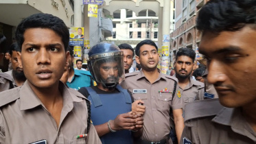 Police escort accused Sohel Rana from Dhaka court premises on May 20. File Photo: Star