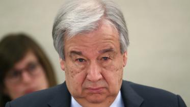 UN Secretary-General Antonio Guterres