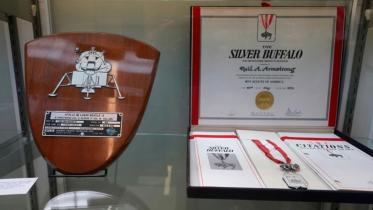 Neil Armstrong's souvenir collection