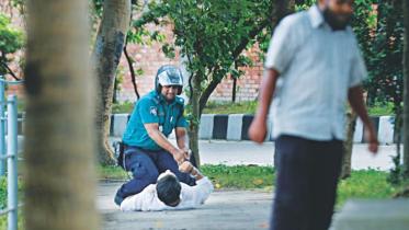 attack on police