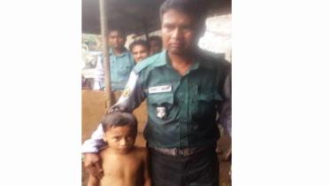 cop rescue kid