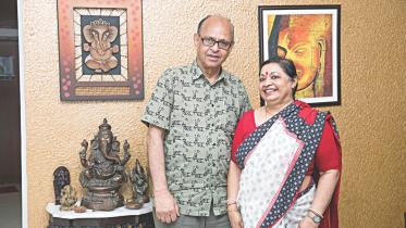 Durga Puja  at home