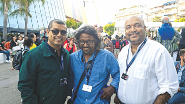 (From Left) Ziauddin Adil, Amitabh Reza & Gousul Alam Shaon 