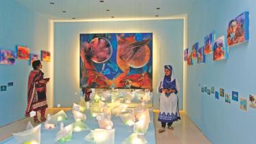 An installation by Gulshan Hossain.