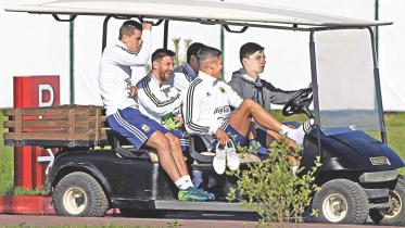 Lionel Messi the star attraction