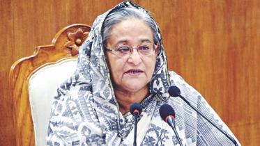 File photo of Prime Minister Sheikh Hasina