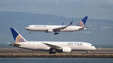 United Airlines flight