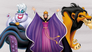 Collage of Disney villains