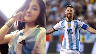 Puja Chery's prince Messi 