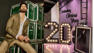 Shahid Kapoor celebrates 20 years in Bollywood