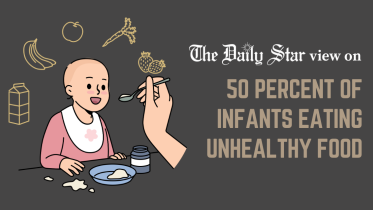 Children consuming sugary beverages and foods high in fat and sodium content  