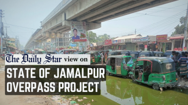 Long delay in Jamalpur overpass project causing suffering for people  