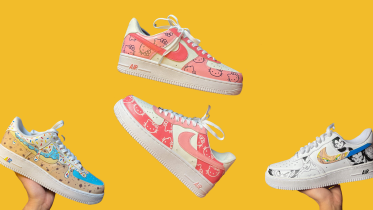 Custom painted sneakers by Labaeba 