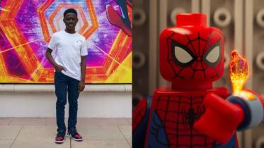 Lego scene from ‘Across the Spider-Verse’ animated by 14-year-old