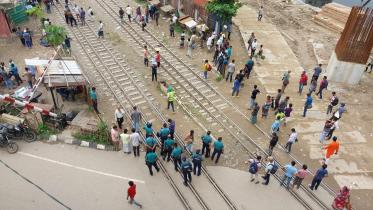 dhaka rail link restored