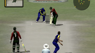 A still from the Cricket 07 game