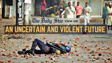 BNP rally disrupted by violence, BNP rally foiled amid violence, Violence disrupts BNP rally, Law enforcers’ clash with BNP, Policeman killed at Dainik Bangla crossing, Clash between police and BNP activists, 